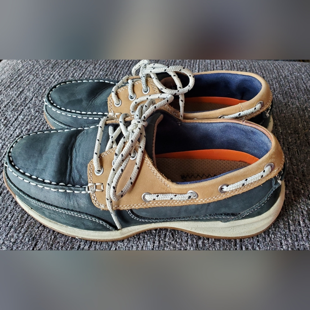 Ladies Rockport Steel Tip Toe Sailing Club Shoes 9M